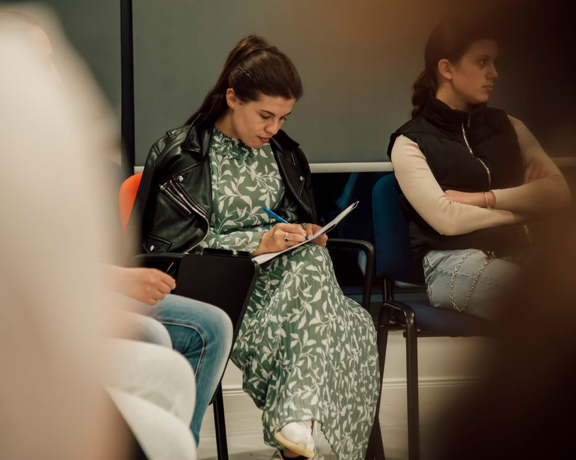 Übung zum Schreiben im Englisch Sprachkurs